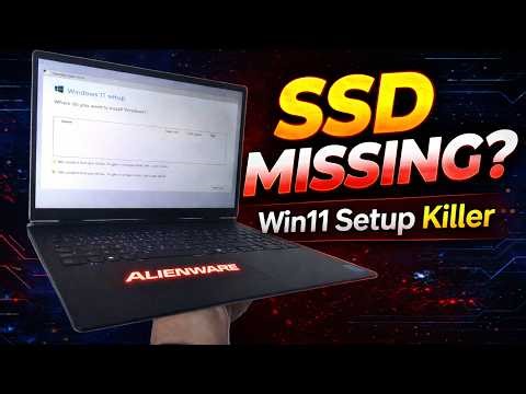 Fix Invisible SSD in Windows 11 Setup in 5 Mins (Alienware Laptop Guide)
