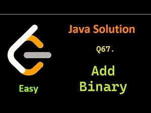 Leetcode Problem 67, [Add binary] easy java solution.
