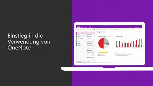 Einstieg in die Verwendung von OneNote