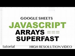 JavaScript Arrays - Programming Like a Grown Up - Google Sheets Apps Scripts - Array Methods Part 5