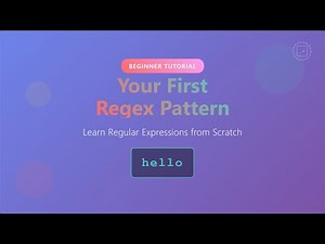 Regex for Beginners: Your First Regular Expression Pattern Explained!