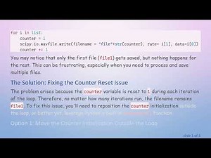 How to Write Multiple WAV Files with Scipy in Python
