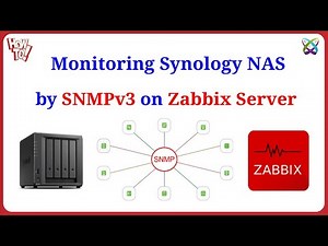 Zabbix - Monitor Synology NAS with SNMP v3 on Zabbix Server