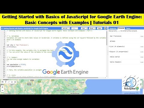 Getting Started with Basics of JavaScript for Google Earth Engine: Basic Concepts with Examples | 01