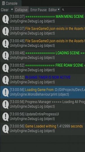 Adding Color to Logs in Unity