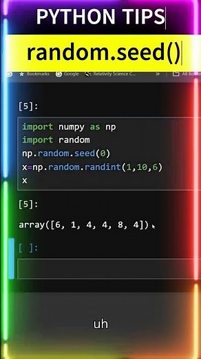 PYTHON tutorial: Demystifying Random Seeds in NumPy Python