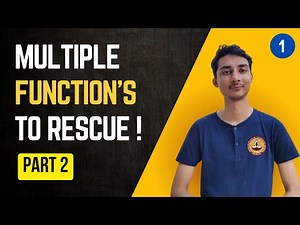 Implement Multiple Functions | Python Oppe 1 Practice Series | May 2024 Q1 Part (2)