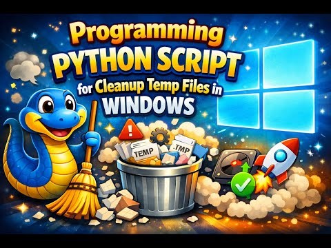 Clean Windows Temp Files with Python | Simple Cleanup Tool (Windows Only)