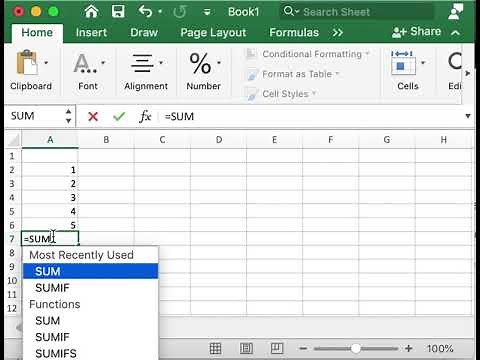 Add numbers in Excel - Quick tutorial