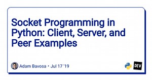 Socket Programming in Python: Client, Server, and Peer Examples