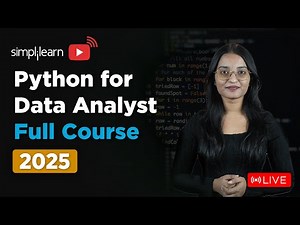 Python For Data Analytics Full Course 2026 | Python Data Analytics For Beginners | Simplilearn