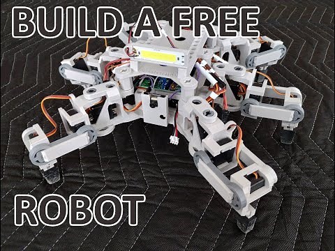 Spiderbot Open Source FPV Hexapod Robotics Platform - Build Your Own!