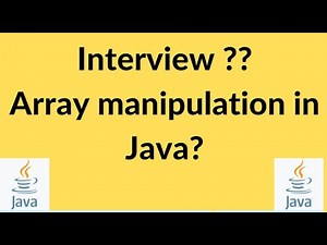 [Interview Question] How to manipulate Array in Java || Filter elements of an array in java?