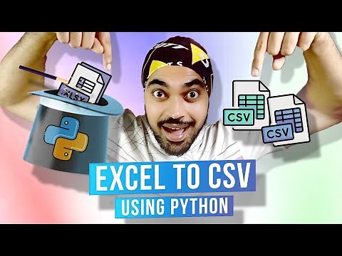 Convert Excel Files to CSV using Python | Working with Large Excel Files in Power BI