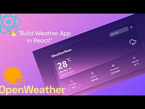 🌦️ Build a Weather App with React, Axios & OpenWeather API | Live Weather Forecast UI Tutorial 2025
