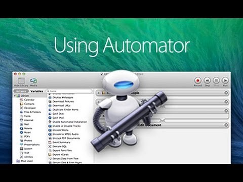 How to use Automator