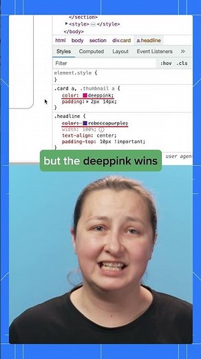 Debug CSS cascade order with DevTools #DevToolsTips