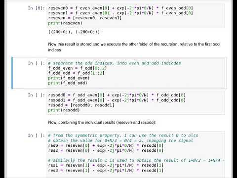 DIP 04 - Fourier Transform - (10) Fast Fourier Transform implementation in Python