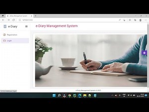 E-Diary || Python Django Project || Free Source Code