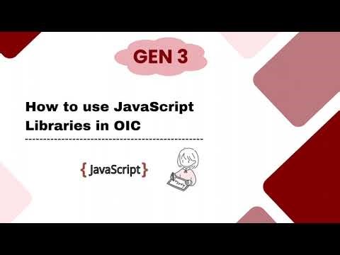 OIC Gen3 | How to use JavaScript Libraries in OIC | Oracle Integration Cloud