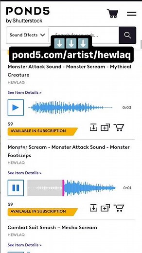 Alien Scream Sound Effects - Sci-Fi & Horror SFX #musicproducer #sounddesign #scifi #shorts #pond5
