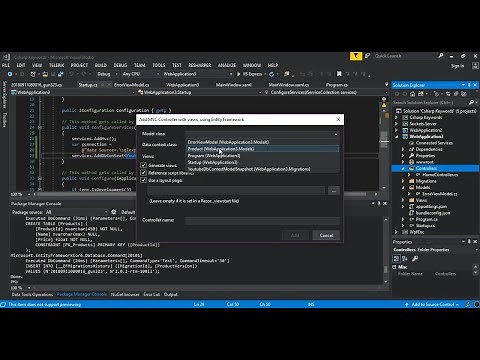 C# Entity Framework in Visual Studio 2019 | Web Development Getting Started