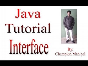 Learn Java Tutorial 25 Interface with Example
