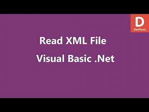 Visual Basic .Net Read XML File
