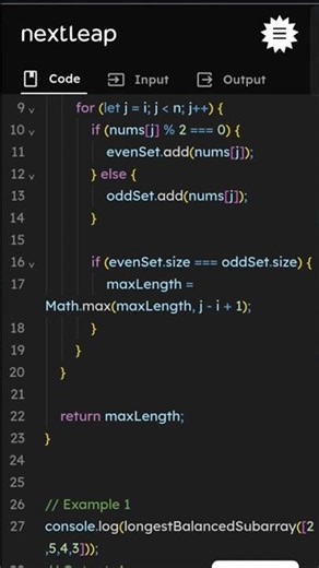 Longest Balanced Subarray | Distinct Even = Distinct Odd