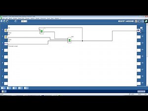 Zelio logic video tutorial #1. Simple FBD #1. DOL motor starter example #1