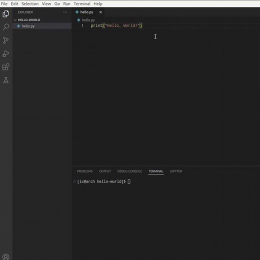 How To Write Hello World in Python