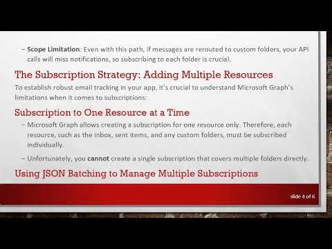Understanding Microsoft Graph Subscription Email Resource for All Emails