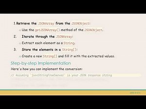 How to Convert org.json.JSONArray to java.lang.String[] in Android Java
