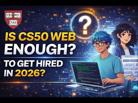 The Ultimate Full Stack Roadmap 2026 Harvard's FREE CS50 WEB to Developer!