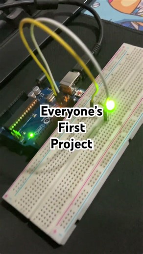 Everyone’s first Arduino project #arduino#arduinoproject #technology#blink