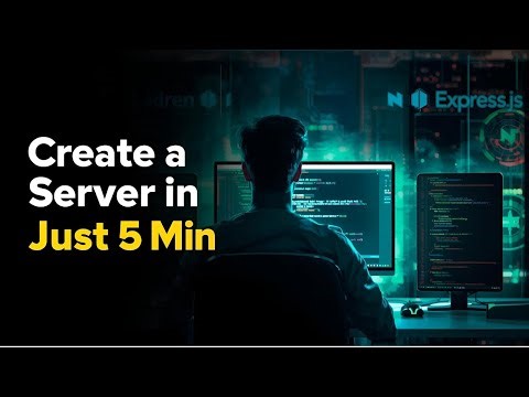 Create Node.js Server Like a Pro | Express.js Explained Simply