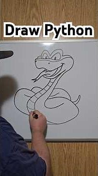 how to draw a python