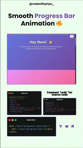 👉 $1000 Premium Scroll Bar Effect Using HTML, CSS & JavaScript 🚀