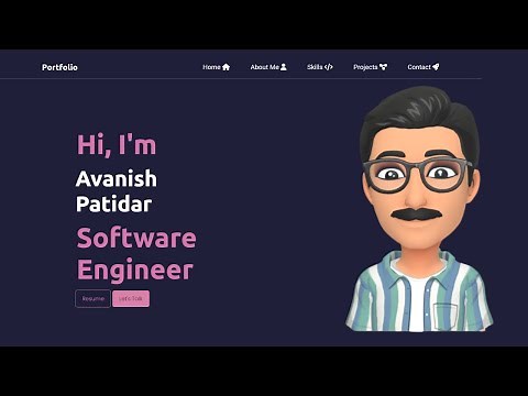 Personal Portfolio web application using Django