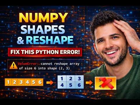 Same Data, Different Shape? NumPy Reshape Finally Explained