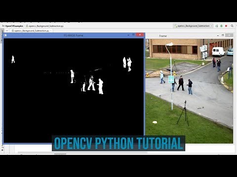 OpenCV Python Tutorial For Beginners 39 - How to Use Background Subtraction Methods in OpenCV