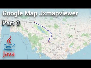 Java Swing - Google Map Create Routing Street (Part 3)