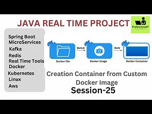 Springboot microservices realtime project | Session 25 | Docker Container Creation from Docker image