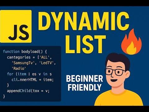 How to Dynamically Add List Items Using JavaScript | DOM Manipulation Tutorial