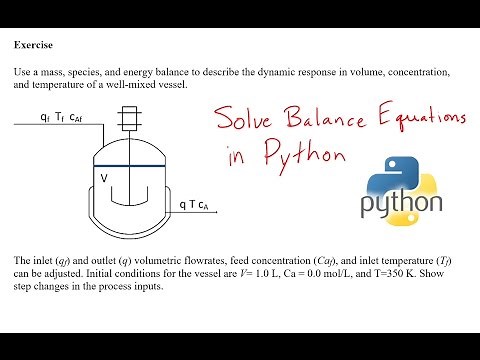 Solve Engineering Balance Equations in Python