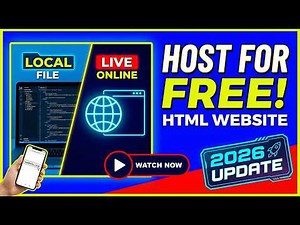 🔥 How to Deploy HTML Website on Server for FREE [ 2026 Update ] How to Put a Website Online Tutorial