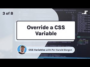 How to override a CSS variable | Custom property