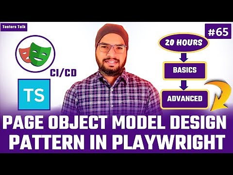 Playwright TypeScript #65 Page Object Model Design Pattern with Playwright TypeScript