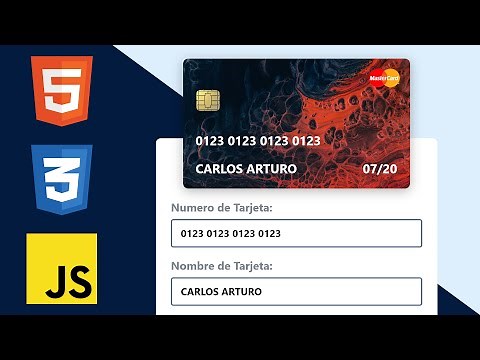 Taller de Diseño Web: Formulario Dinámico para Tarjeta de Crédito | HTML, CSS y Javascript.