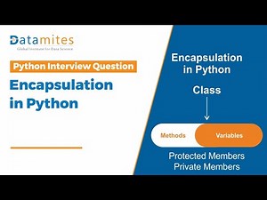 Encapsulation in python Explained | Object Oriented Programming | Python Tutorial